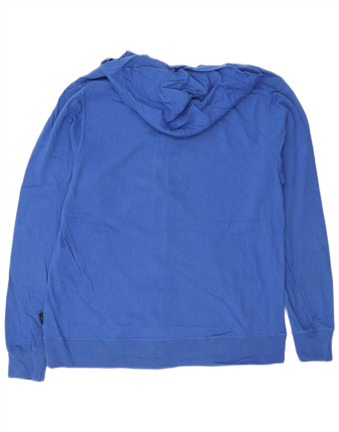 Champion Sudadera con capucha y cremallera para hombre, talla grande, algodón azul
