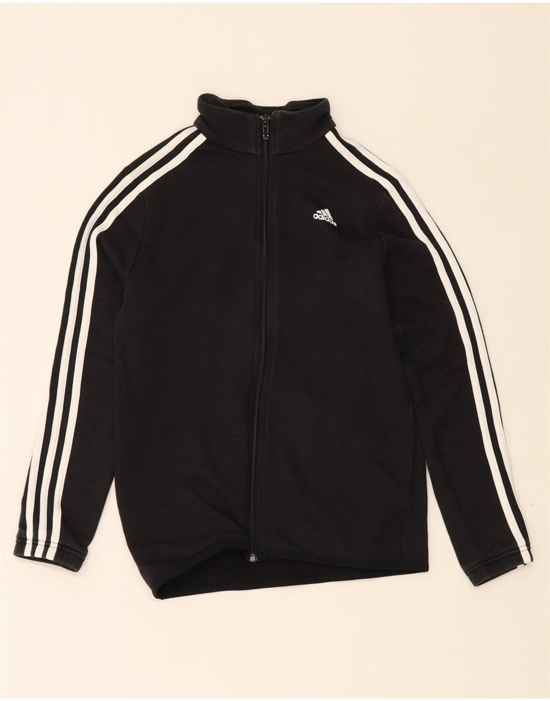 Adidas Chaqueta de chándal para niño 11-12 años Negro Poliéster