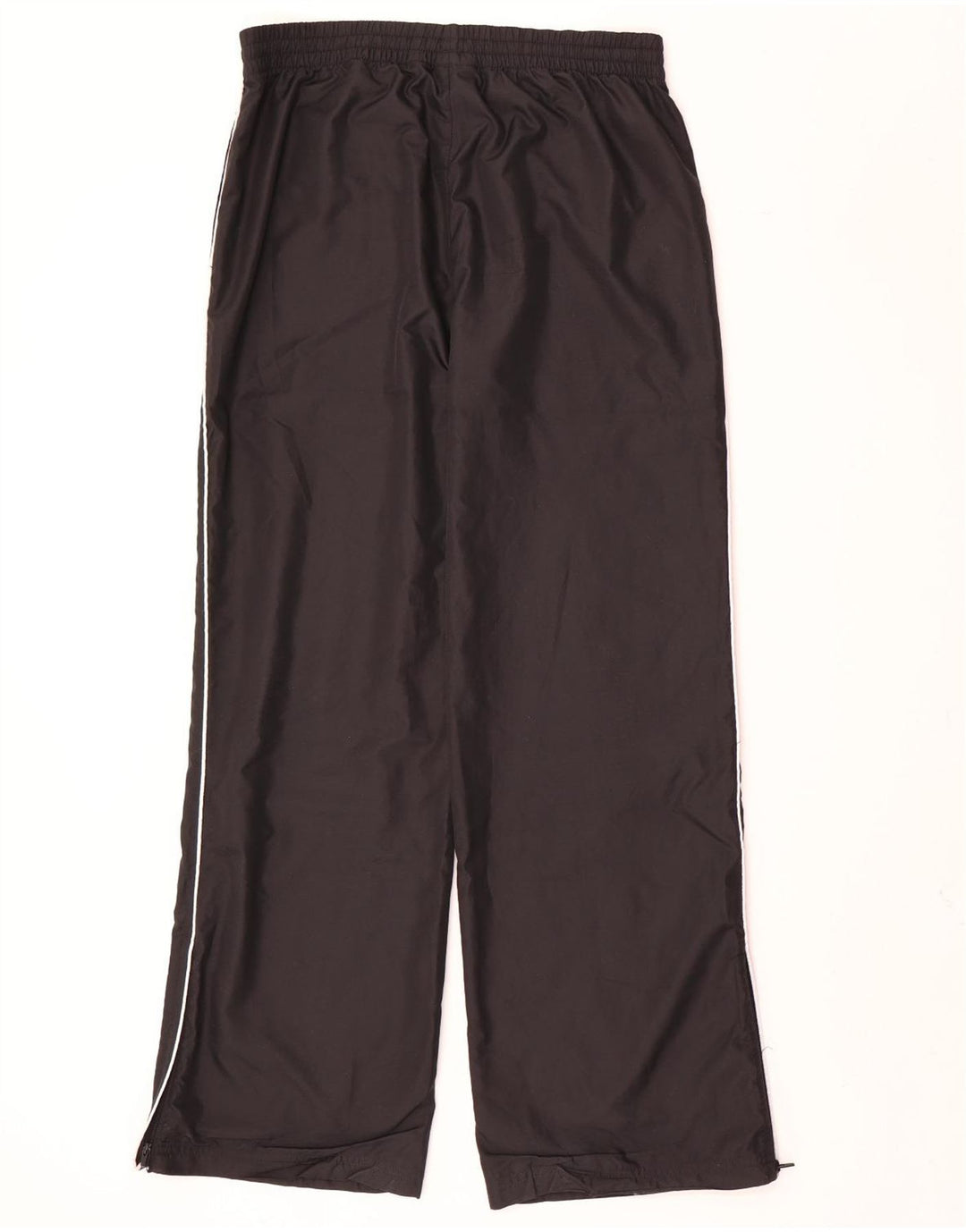 Adidas Pantalones de chándal para mujer UK 12 Medium Negro Poliéster