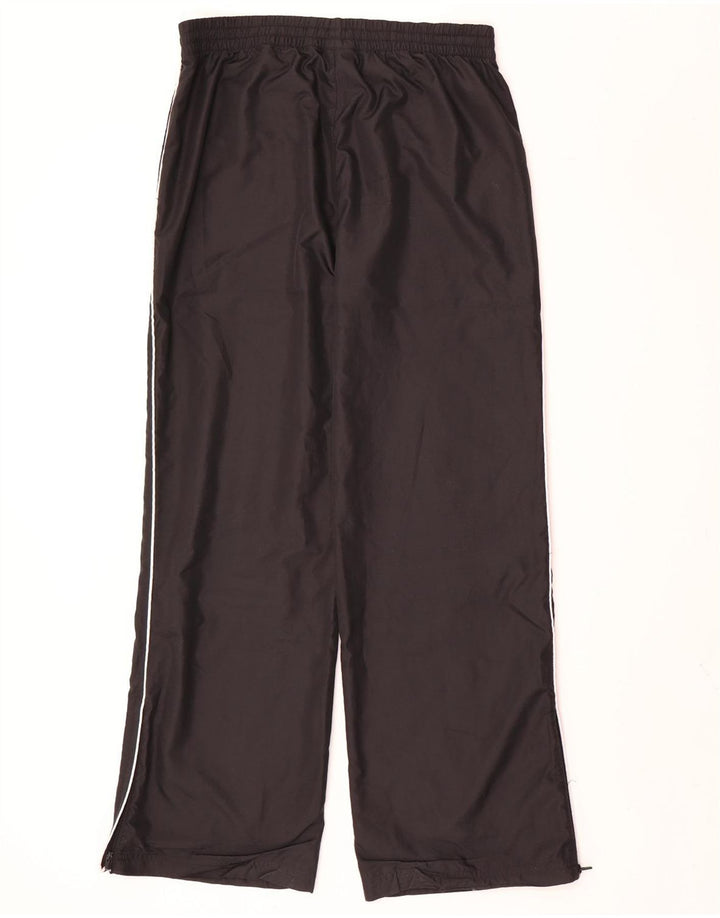 Adidas Pantalones de chándal para mujer UK 12 Medium Negro Poliéster