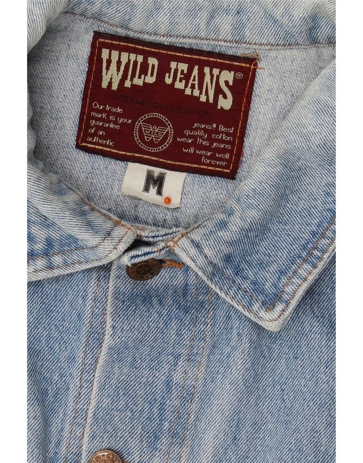 Chaqueta vaquera corta para hombre Wild UK 38 Algodón azul medio