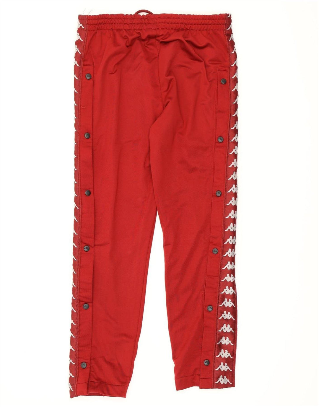 Kappa Hombre Pantalones De Chándal Gráfico Small Poliéster Burdeos
