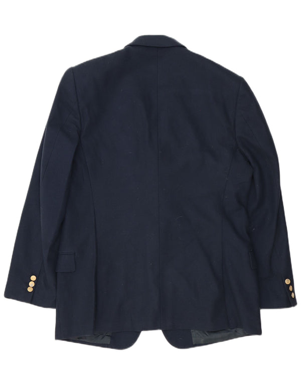 Valentino Chaqueta tipo blazer de 2 botones para hombre UK 40 Large Azul marino