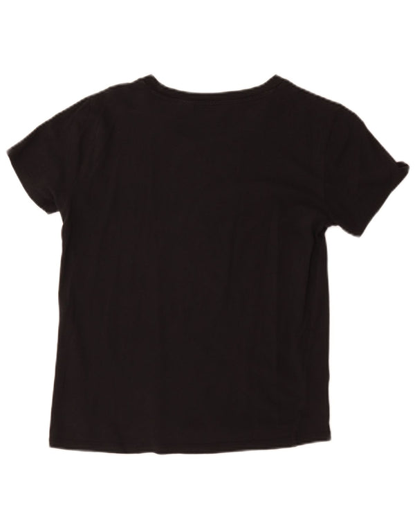 Levi's Camiseta gráfica para mujer Top UK 6 XS Algodón negro