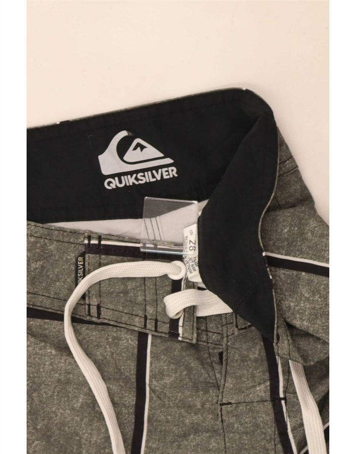 Bañador Quiksilver Hombre Small Grey Check Poliacrílico