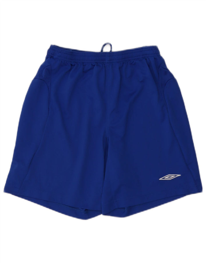 Shorts Deportivos Umbro Hombre Azul Medio Poliéster