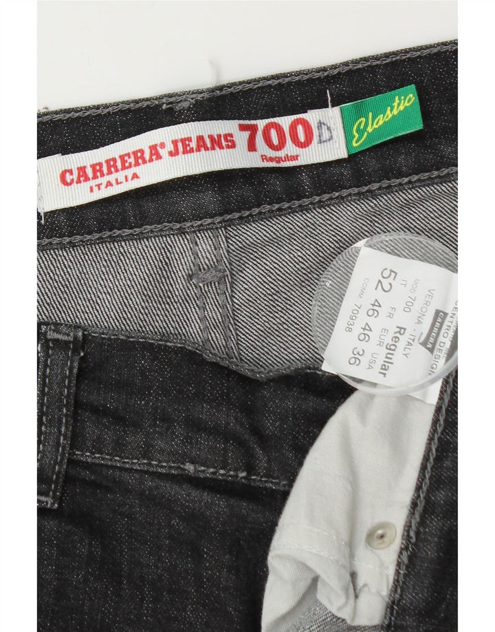 Carrera Jeans rectos de ajuste regular 700 para hombre IT 52 XL W36 L30 Algodón gris
