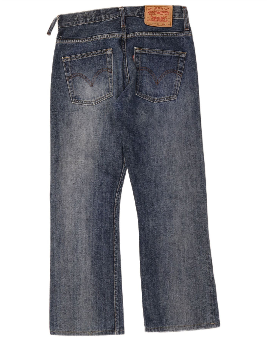 Levi's Hombre 507 Vaqueros Bootcut W30 L28 Algodón Azul