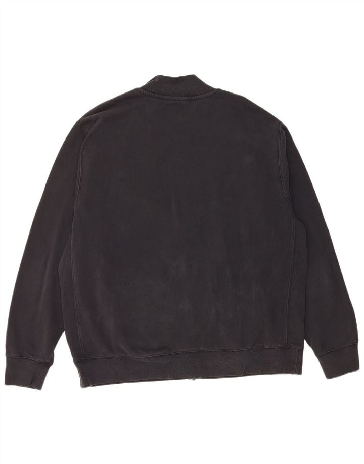 NIKE Hombre Chándal Top Chaqueta XL Negro Algodón