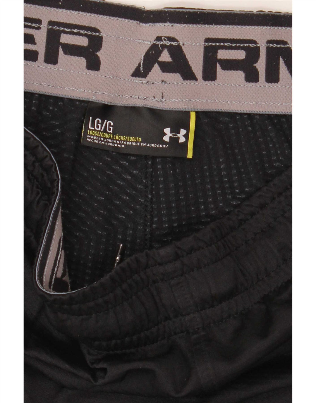 Under Armour Pantalones de chándal para hombre, talla grande, negro