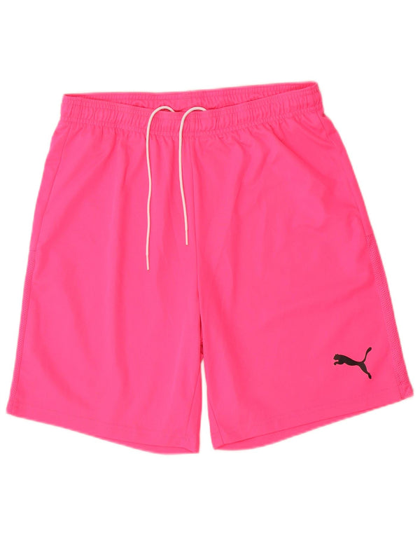Pantalones Cortos Deportivos Puma Hombre Rosa Medio Poliéster
