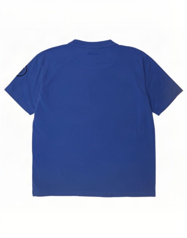 Camel Active Camiseta Hombre Top 3XL Azul Algodón