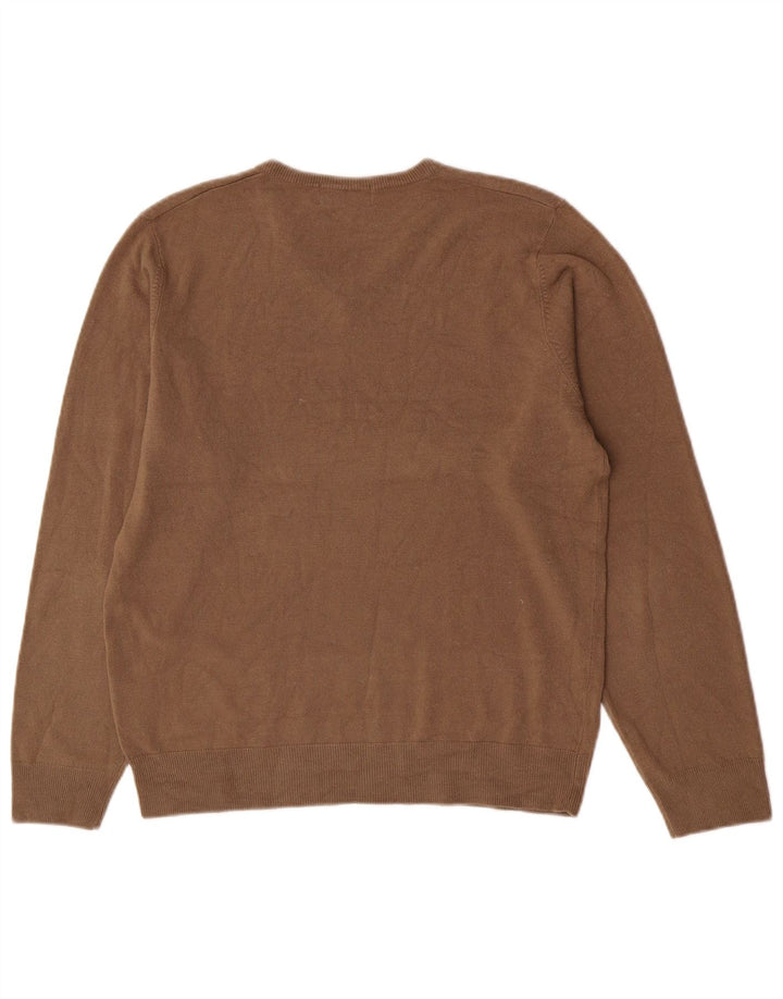 Marks & Spencer Jersey con Cuello en V para Hombre Acrílico Beige Medio