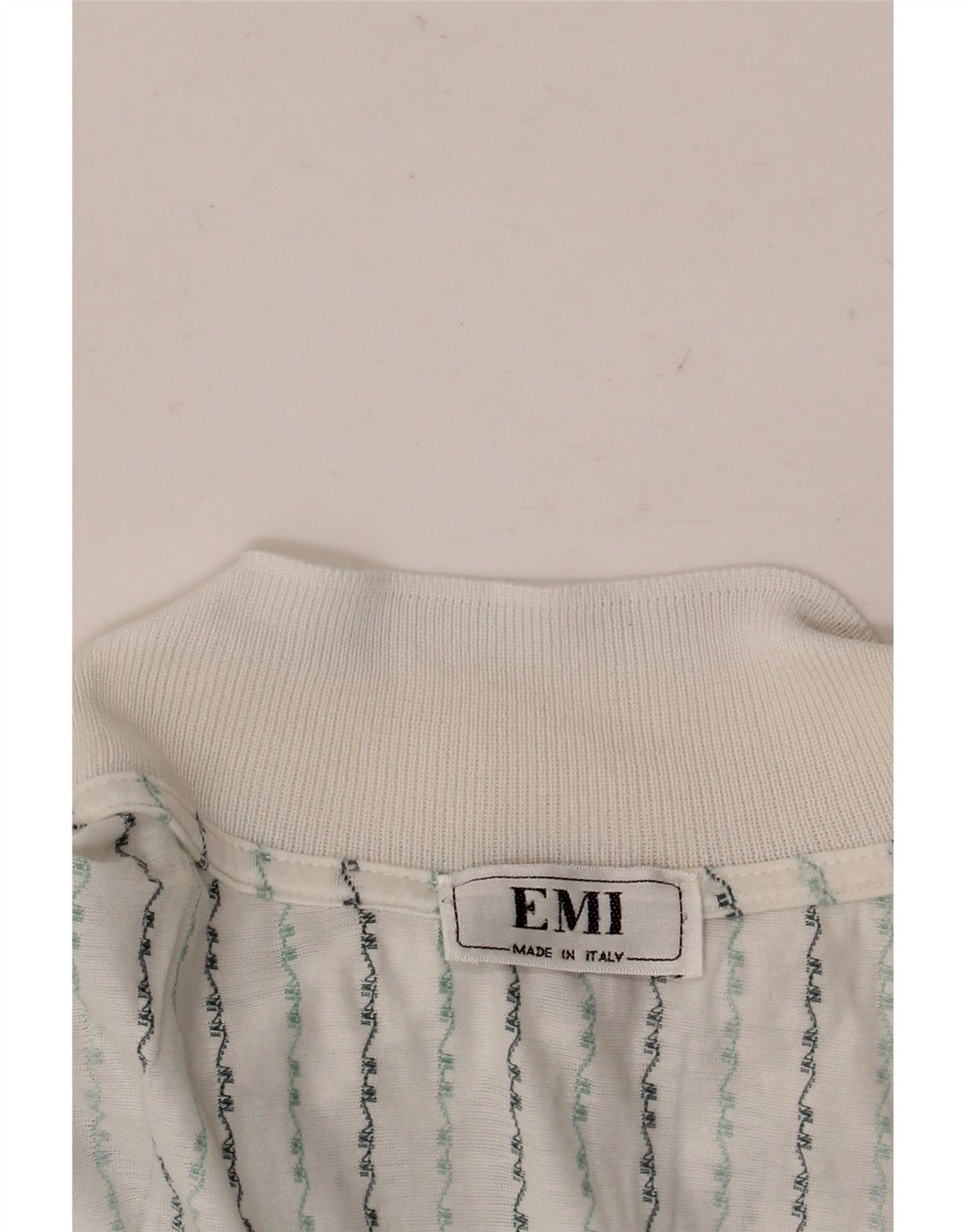 Polo Vintage Hombre XL Rayas Blancas