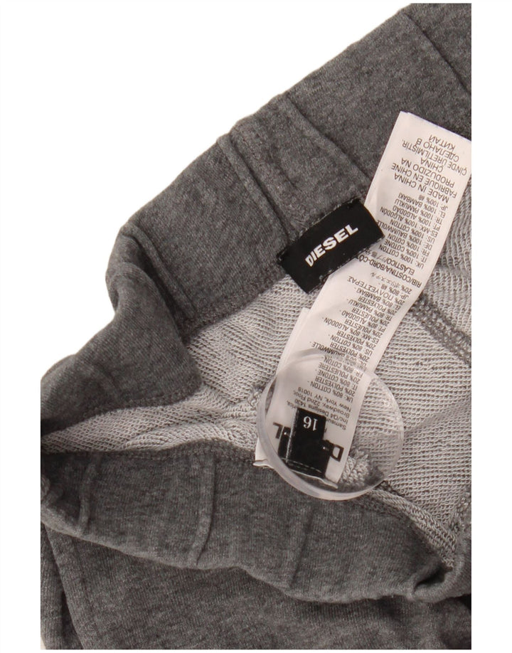 DIESEL Pantalón Chándal para Niño Joggers 15-16 Años Gris Algodón