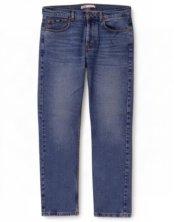 Zara Mens Slim Jeans EU 42 Grande W32 L30 Azul