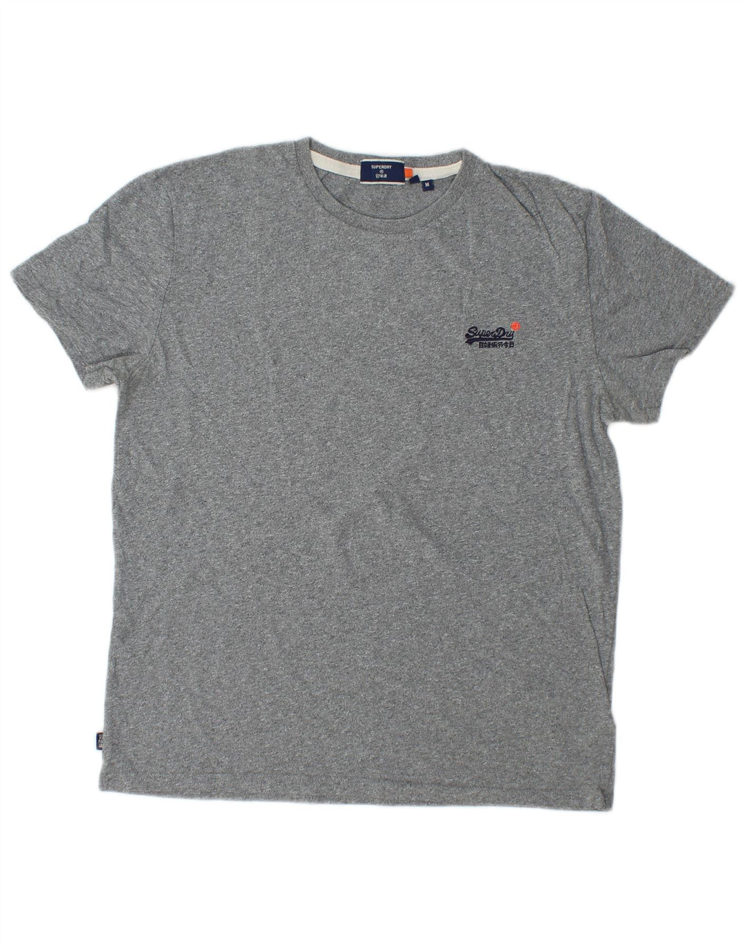 SUPERDRY Camiseta para mujer Top UK 44 Algodón gris medio