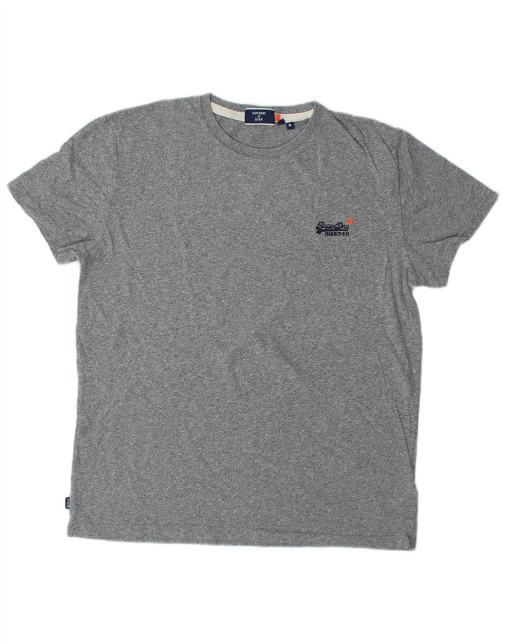 SUPERDRY Camiseta para mujer Top UK 44 Algodón gris medio