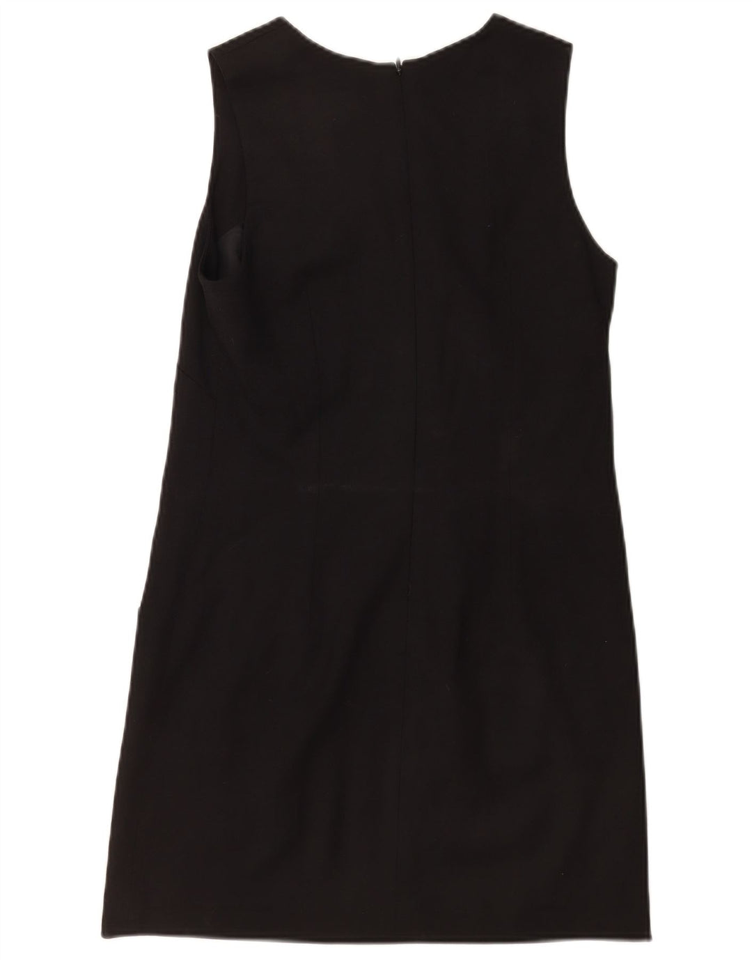 French Connection Vestido recto sin mangas para mujer UK 40 Small Lana negra