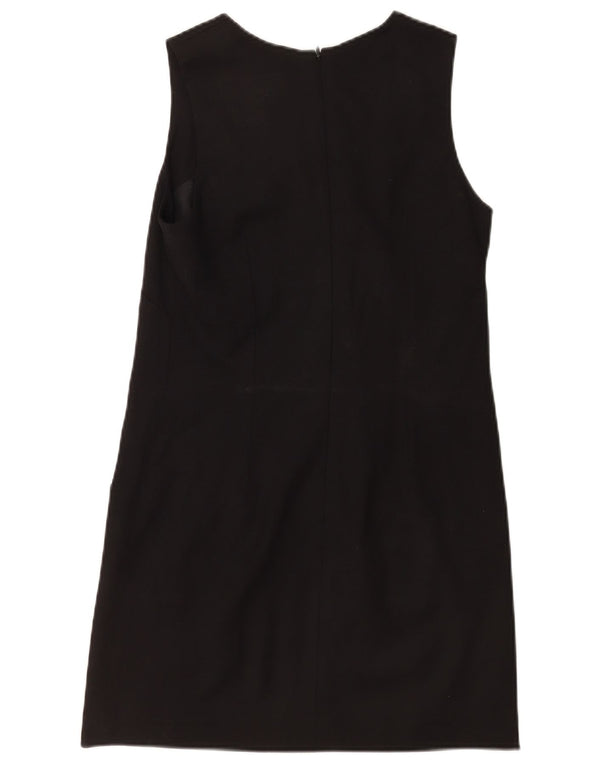 French Connection Vestido recto sin mangas para mujer UK 40 Small Lana negra