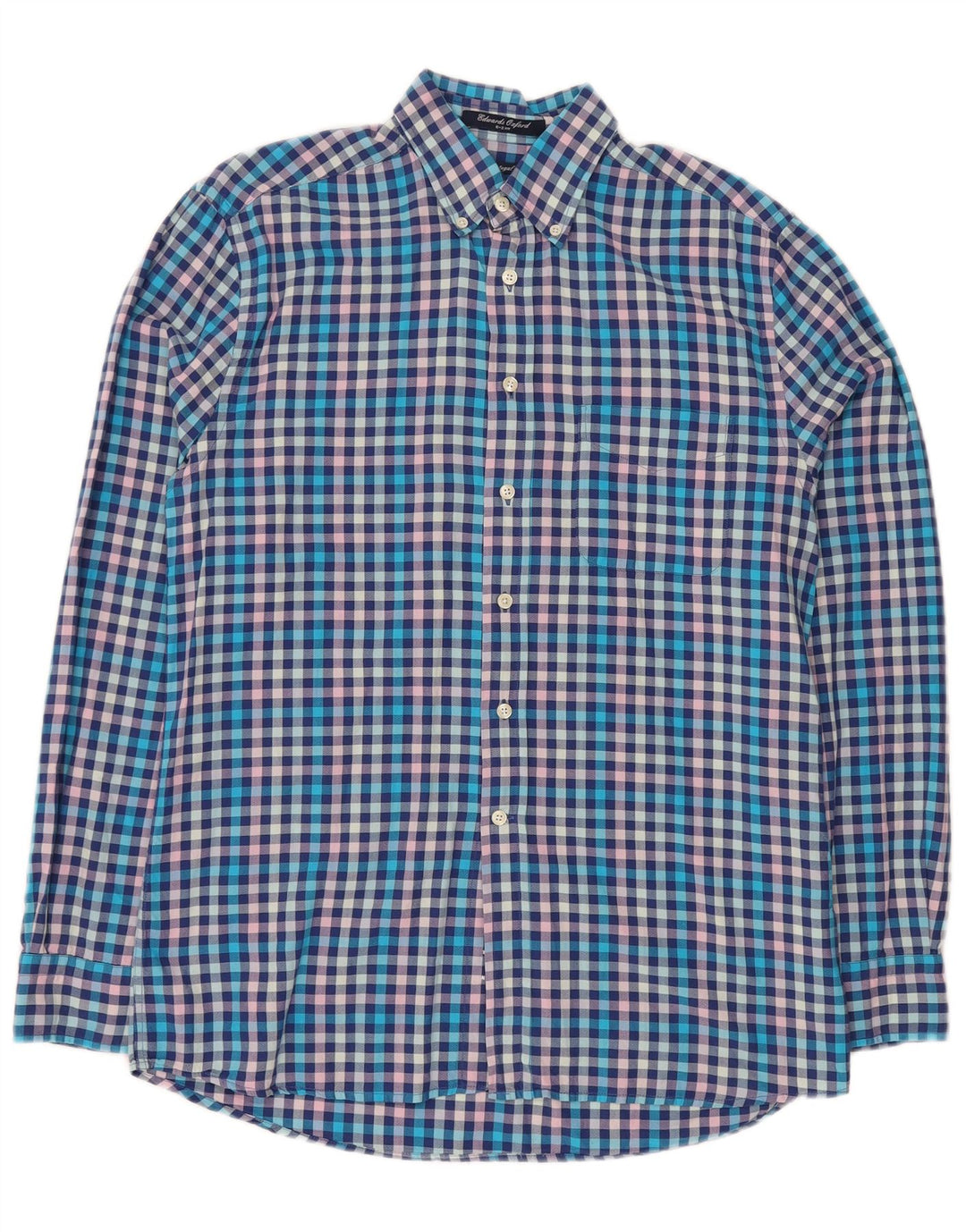 Camisa Gant E-Z Fit De Algodón A Cuadros En Azul Medio