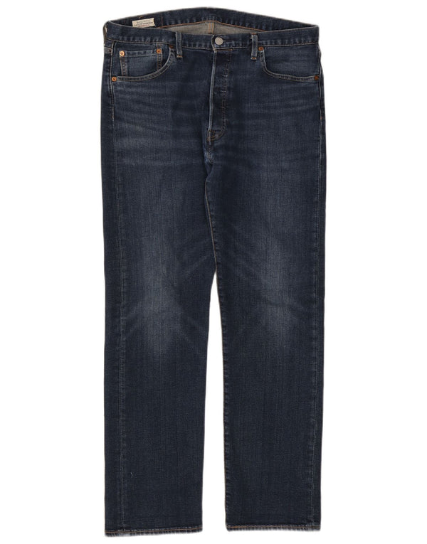 Levi's Hombre 501 Vaqueros Rectos W34 L30 Algodón Azul