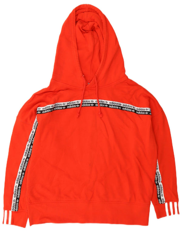 Adidas - Sudadera con capucha para mujer, talla 40, color naranja medio