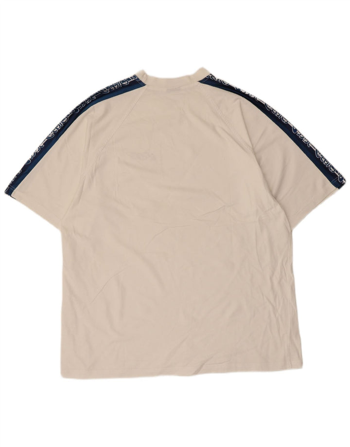 Asics Hombre Camiseta Gráfica Top XL Blanco Colorblock