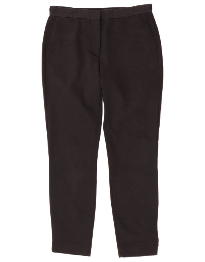Zara Mujer Pantalón Chino Slim Medium W28 L26 Algodón Negro