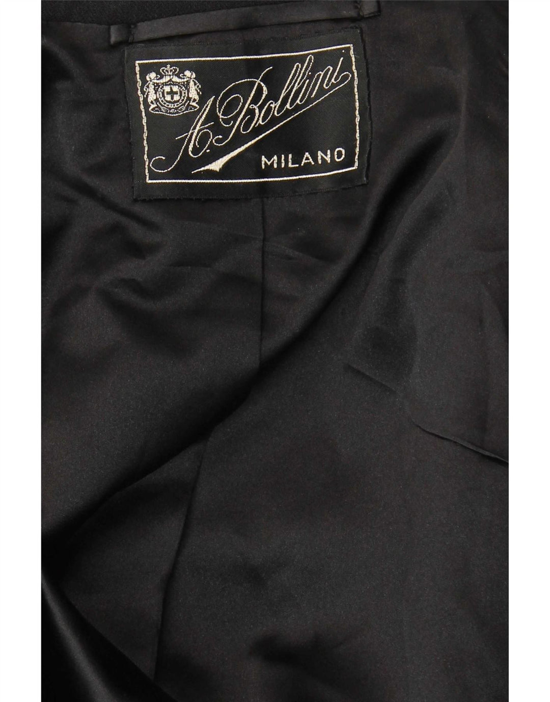 Vintage hombres doble pecho traje de 2 piezas pequeño W28 L28 negro