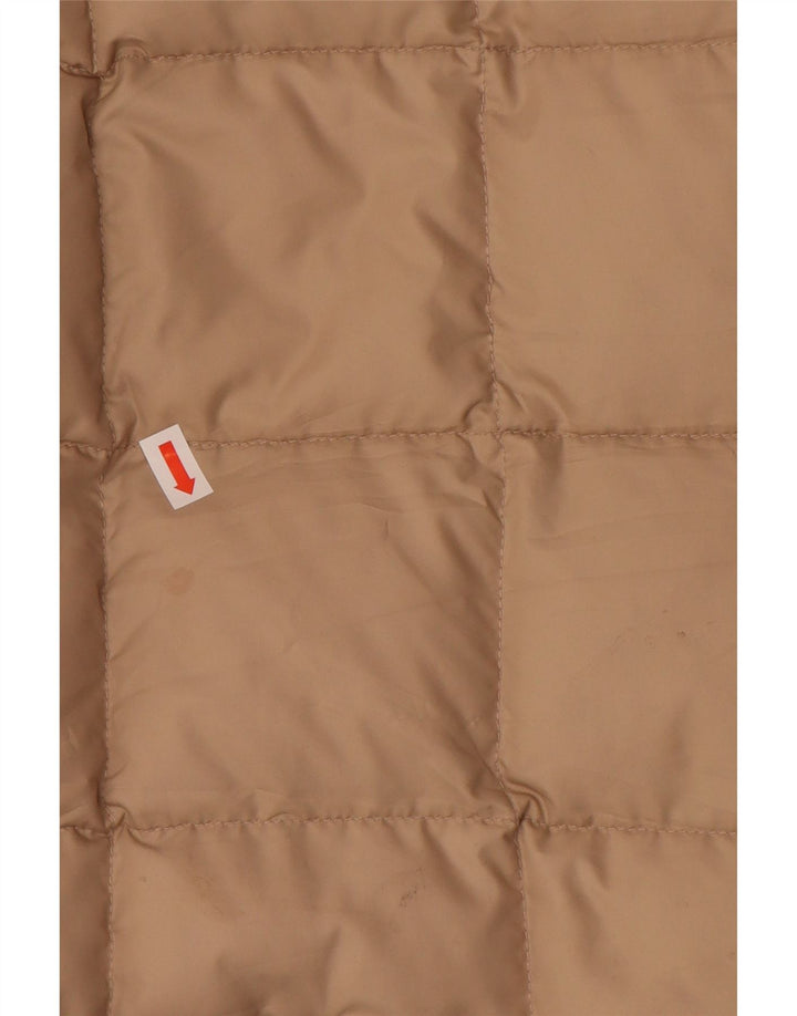 Abrigo acolchado reversible vintage para mujer IT 44 Beige medio