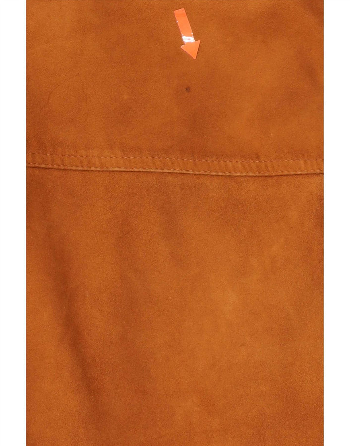 Essebi Chaqueta bomber de ante para hombre EU 50 Cuero beige grande