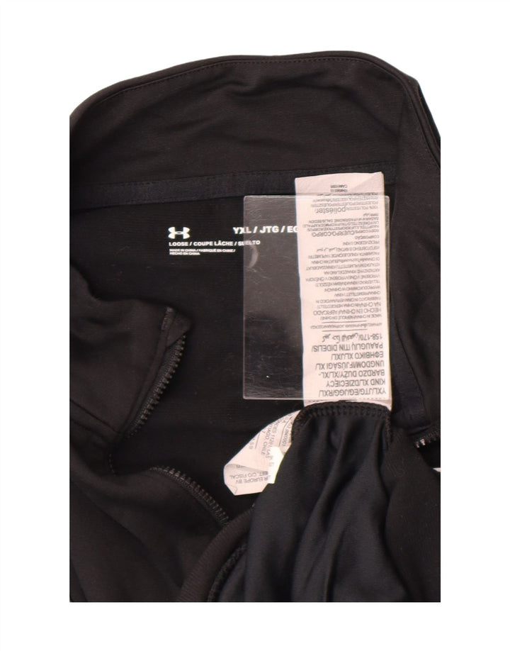 Under Armour Chaqueta de chándal para niño 13-14 años XL Negro Poliéster
