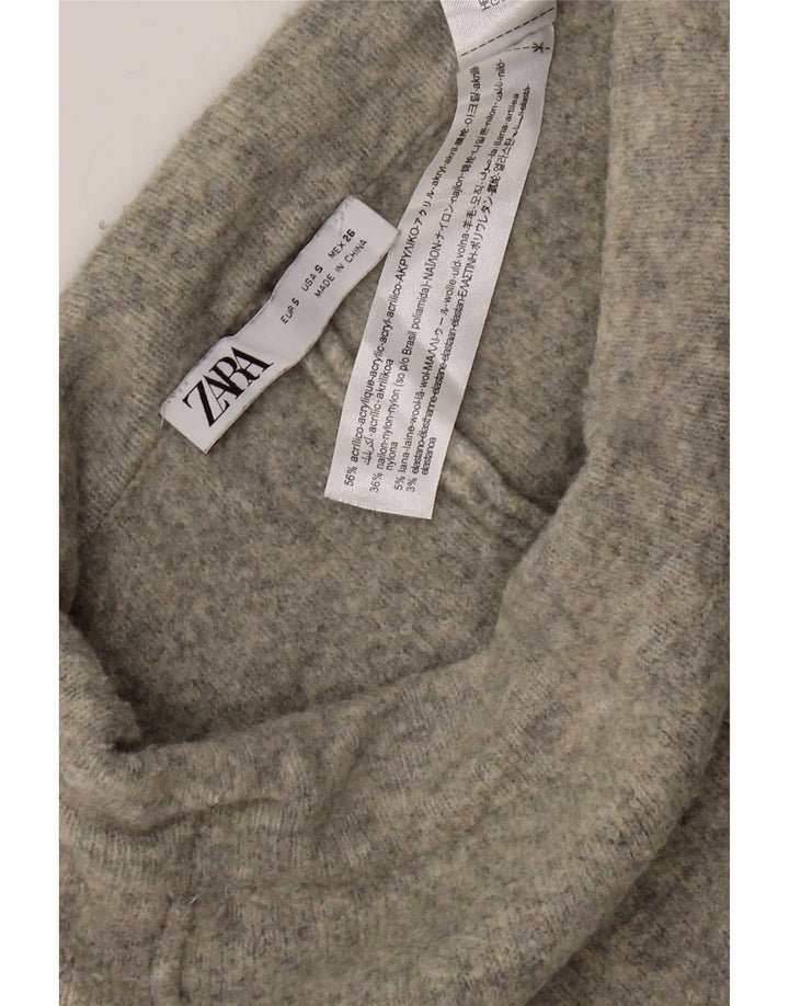 Zara Mujer Conjunto De Punto Extragrande De 2 Piezas Reino Unido 10 Pequeño Acrílico Gris