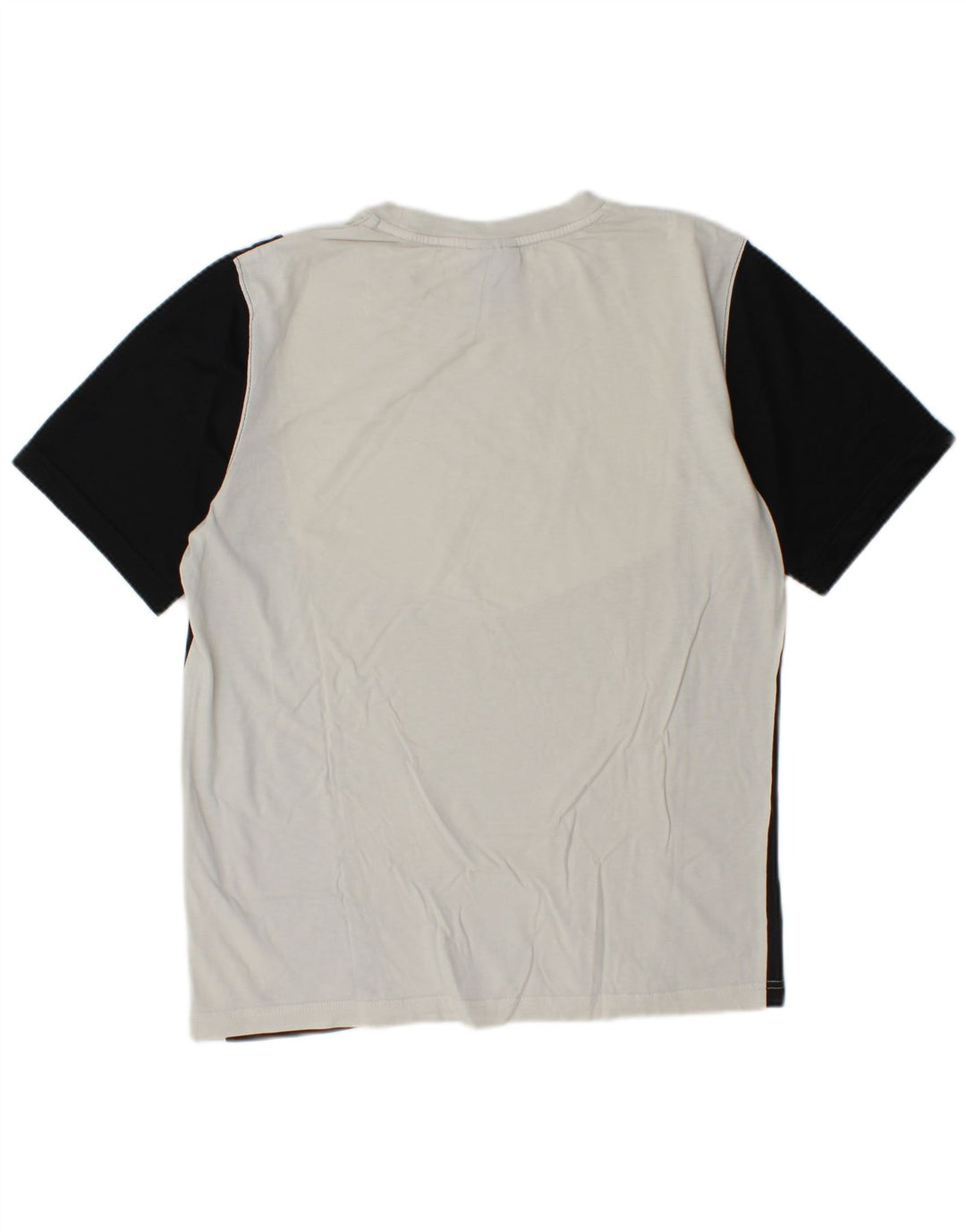 Nike Camiseta gráfica para hombre, parte superior mediana de algodón con bloques de color blanco