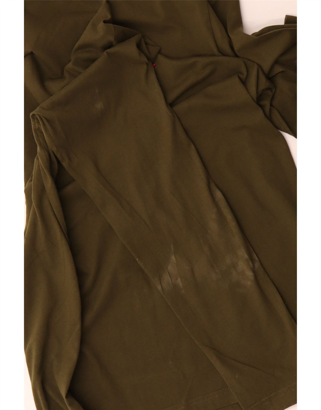 TOMMY HILFIGER Camiseta de manga larga para hombre 2XL Algodón caqui