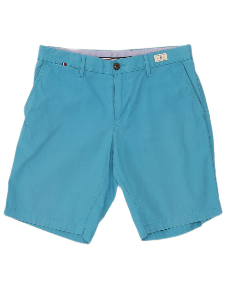 Tommy Hilfiger Pantalones cortos chinos para hombre W31 Algodón azul medio