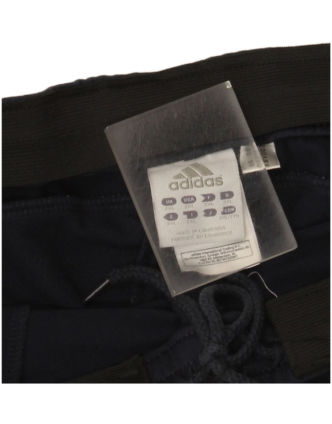 Pantalón Adidas Hombre Chándal 2XL Azul Marino Poliéster