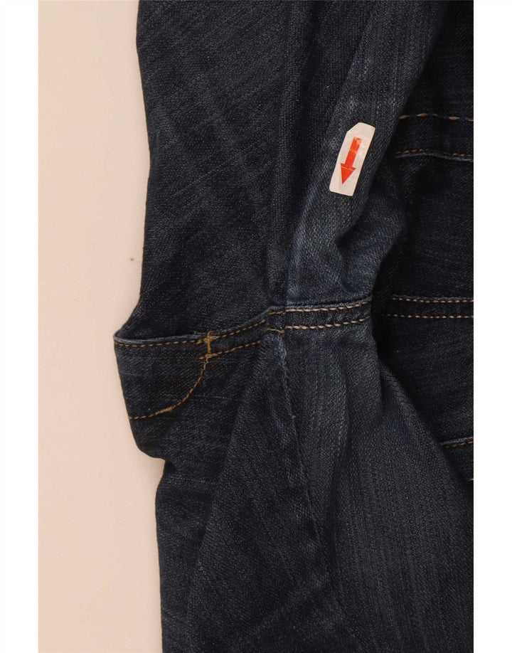 Vaqueros Roccobarocco Mujer Rectos W32 L29 Azul Marino Algodón
