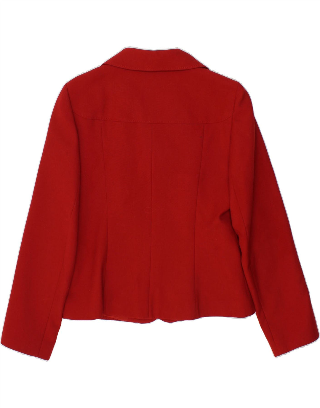 DORENE Womens 4 Button Blazer Jacket UK 12 Medium Red New Wool Vintage Dorene and Second-Hand Dorene from Messina Hembry 