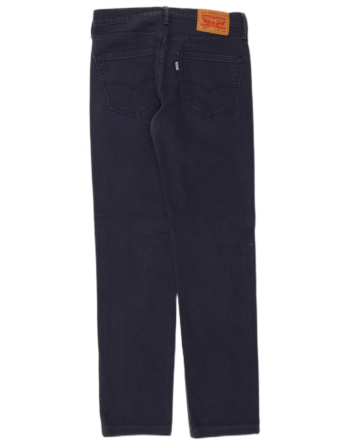 Levi's Hombre 511 Slim Jeans W32 L32 Algodón Azul Marino
