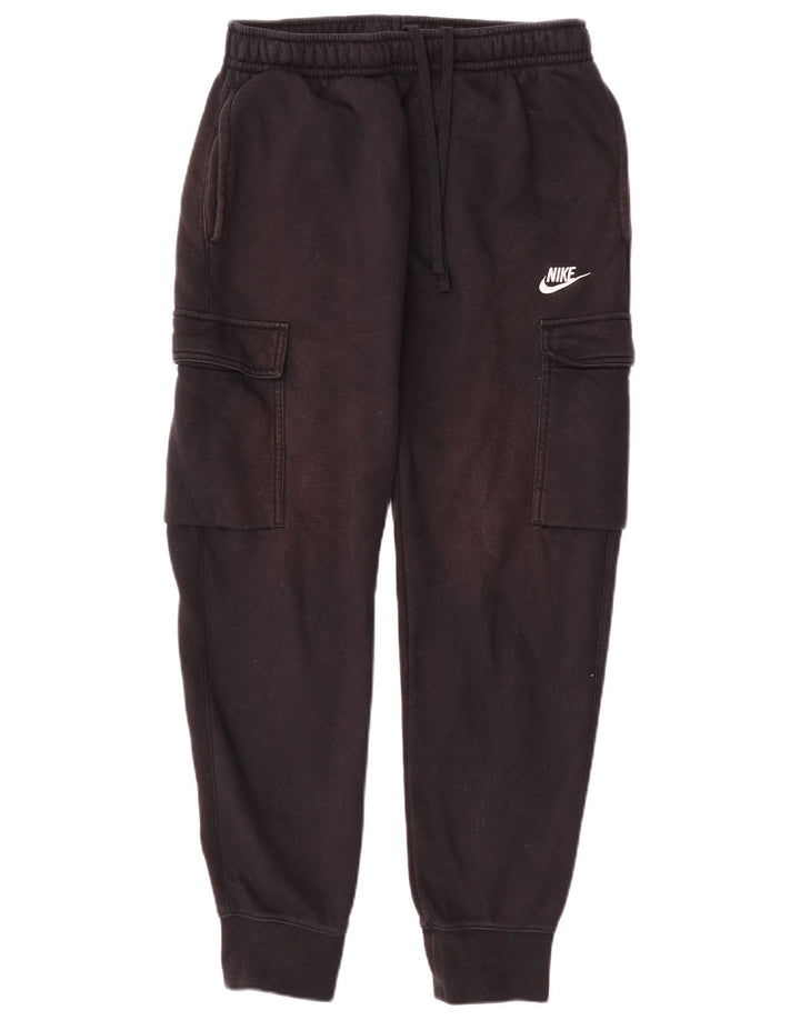 Nike Hombre Cargo Chándal Pantalones Joggers Pequeño Algodón Negro