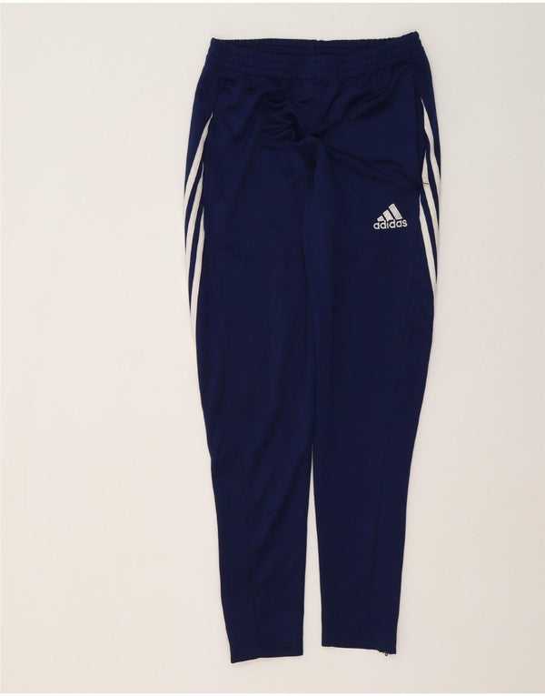 Adidas Mens Climalite Chándal Pantalones Pequeños Azul Marino Poliéster