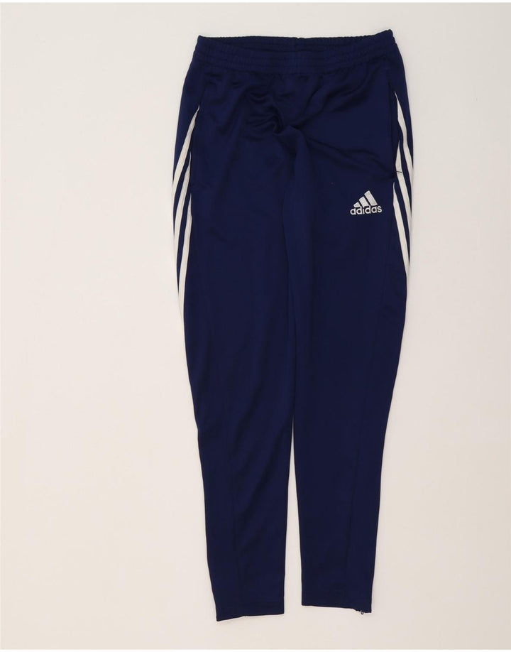 Adidas Mens Climalite Chándal Pantalones Pequeños Azul Marino Poliéster