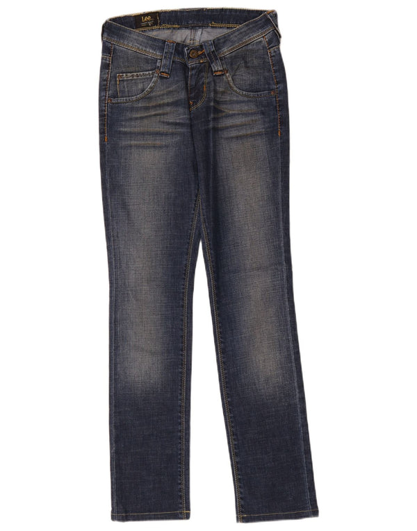 Vaqueros Lee Mujer Slim W27 L30 Algodón Azul
