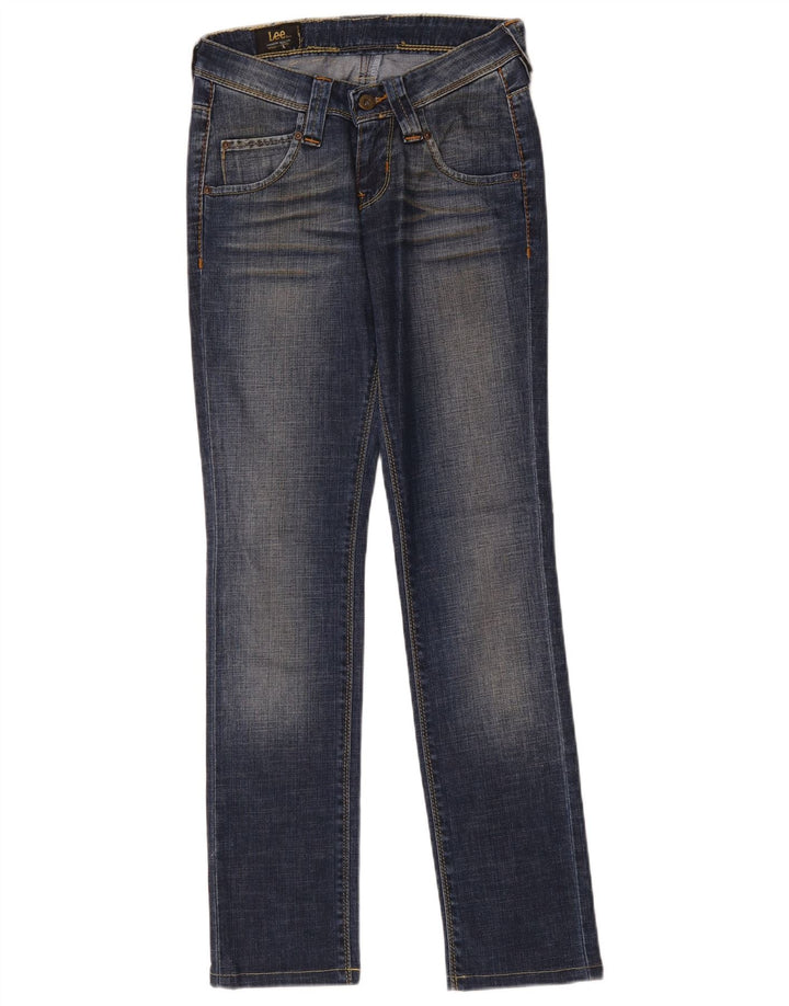 Vaqueros Lee Mujer Slim W27 L30 Algodón Azul