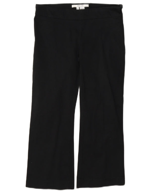 Zara Pantalón Capri Mujer EU 36 XS W26 L22 Azul Marino Algodón