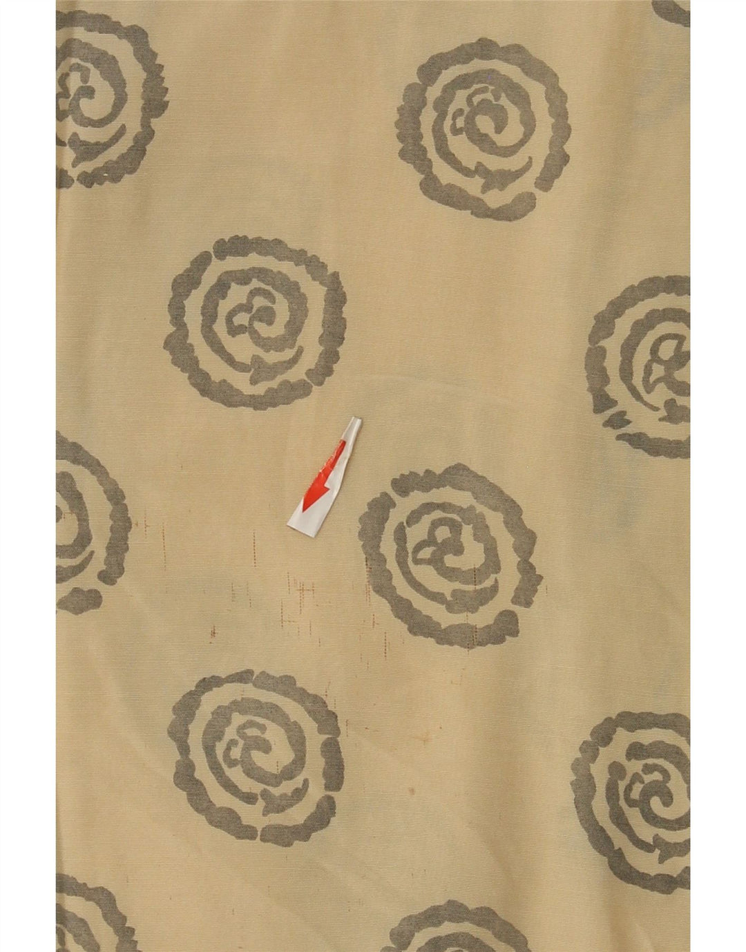 ONE WAY Camisa tipo jersey de manga corta para hombre XL Viscosa geométrica beige