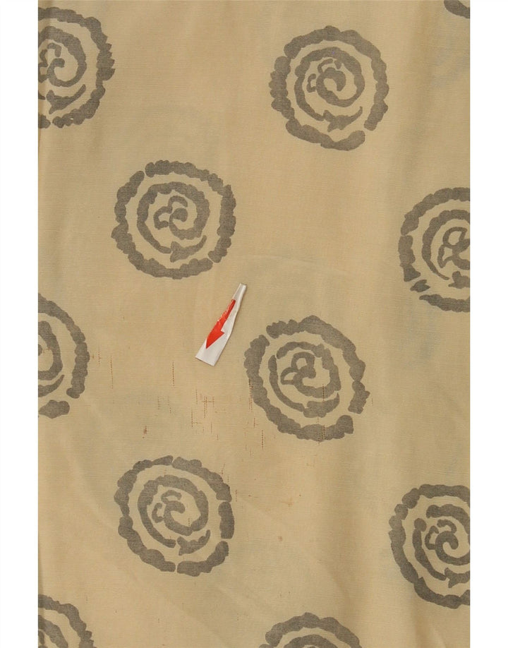 ONE WAY Camisa tipo jersey de manga corta para hombre XL Viscosa geométrica beige