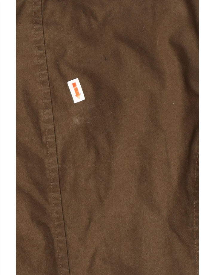 JACK WILLS Chaqueta utilitaria para mujer UK 8 Small Khaki Cotton